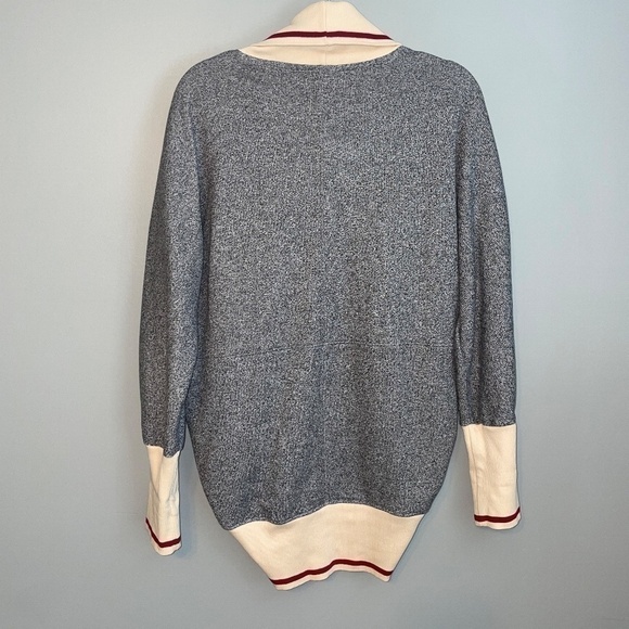 EUC Hatley Little Blue House Heritage Shawl Cardigan Work Sock Size M/L - Picture 6 of 7